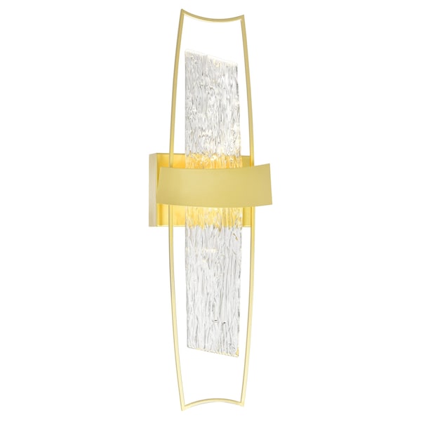 Cwi Lighting Guadiana Integrated LED Satin Gold Wall Light 1246W8-602 - main